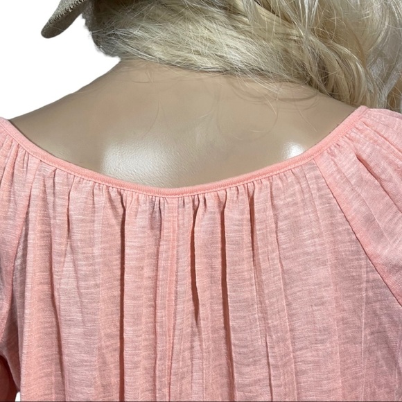 American Eagle peach BoHo peasant top - Picture 7 of 12